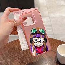 Estilo de anime súper lindo Dr.Funda para teléfono IQ compatible con los modelos  17, 16E, 16, 15, 14, 13, 12, 11, Mini, Pro, Max, Air, X, XR, XSMAX, 8 y 7 Plus, diseño de superficie mate, protección a prueba de golpes. - Colores mezclados - Ver 4