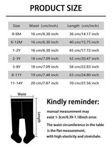 Paquete de 5 piezas de leggings cortos a rayas verticales para niñas, uso versátil para todo tipo de atuendos, adecuado para el uniforme escolar - Multicolor - Ver 2