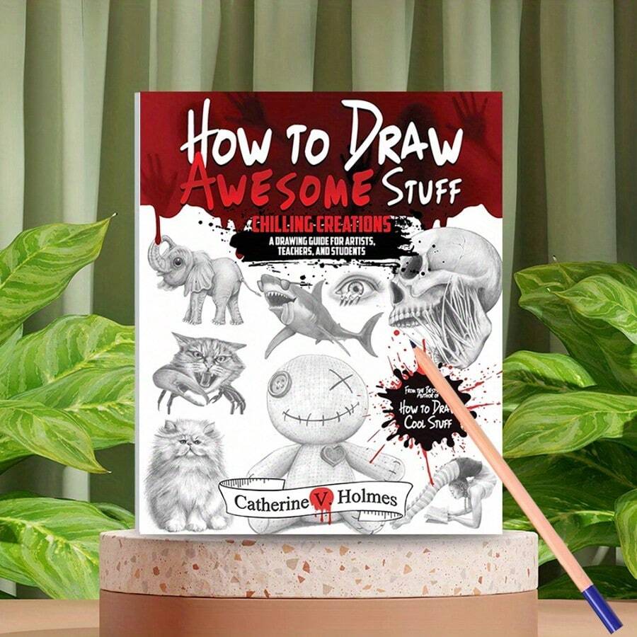1PC Drawing Book How To Draw Coolest Things Fantasy Creatures: This Step-By-Step Guide Will Teach You Draw. Basic And Beyond(Without Pen)
