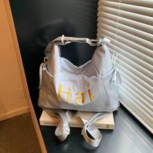 1个可转换肩包/背包，大容量尼龙休闲旅行包 - 彩色 - 查看 14