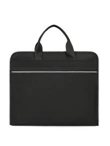 1pc 38cm*6cm*32cm Briefcase Laptop Bag, Fashionable Casual Solid Color Backpack, Multi-Color Options, Nylon Material, Zipper Closure, Suitable For Men, Daily Commute, Work, Carrying Laptop, Business Bible Bag - Multicolor - View 14