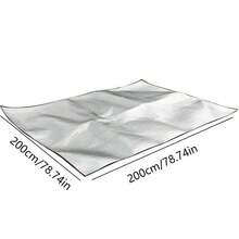 3-4 Person Lightweight Double-Sided Aluminum Foil Camping Sleeping Pad - Foldable, Moisture-Proof, Heat-Insulating, With Storage Bag, Resistant To Water And Dirt Stains, Suitable For Hiking, Camping, Tent Camping, Picnics - Multicolor - View 9