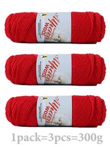 3 Packs Of 300g 100% Alpaca Yarn | Ultra Soft Luxurious Warm Handcraft Knitting Crochet Yarn | Non-Itchy, Breathable, Light Beige Friendly | Suitable For Making Sweaters, Cardigans, Shawls - Multicolor - View 21