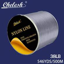 Chelesh 500米/546码高品质单丝尼龙钓鱼线，适用于海钓、淡水钓鱼（台湾地区），多种强度可选，经久耐用，结实可靠，可作为钓鱼礼品、圣诞装饰线或珠宝DIY串珠线。 - 彩色 - 查看 35