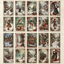 20 بطاقة بريدية عتيقة لعيد الميلاد - مجموعة بطاقات تهنئة عطلة ذات موضوع منظر طبيعي ثلجي شتوي، بطاقات بريدية ديكور عيد الميلاد الأوروبية الرجعية، بطاقات عيد الميلاد ورأس السنة، بطاقات رسائل هدايا العطلات، بطاقات بريدية بنمط معمارية وأشخاص عتيقة، بطاقات تهنئة عطلة مكتوبة باليد، مجموعة بطاقات بريدية بموضوع عيد الميلاد، بطاقات ديكور ثلجي شتوي، بطاقات بريدية قابلة للإرسال، مجموعة بطاقات تهنئة عطلة - أطقم - مشاهدة 2