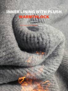 1pc Autumn/Winter Ribbed Fleece Tank Top With Built-In Cup, Yoga Base Layer Vest In Light Gray, No Bra Needed