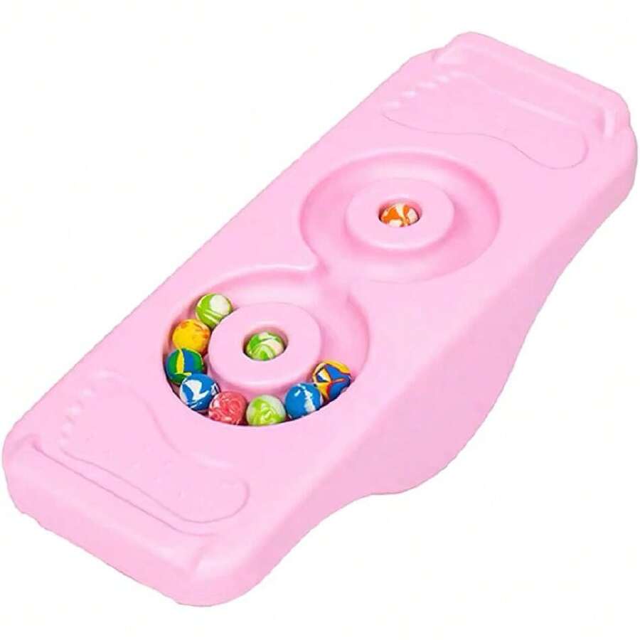 Tabla Mecedora de Entrenamiento Sensorial para Niños, Tabla de Equilibrio de Plástico Antideslizante para Niños, Tabla de Equilibrio para Mejorar la Capacidad de Equilibrio,,26995578 - Blanco - Ver 1