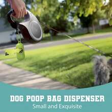 1/3/10/36 Rolls, Thickened And Scented, Extra Thick Pet Trash Bags, Dog Poop Trash Bags, Poop Trash Bags, Dog Trash Bags, Pet Trash Bags, Trash Can Trash Bags, Pet Poop Collection Trash Bags, Dog Poop Bags, Leak-Proof, Easy To Clean, With Cute Paw Print Design, Suitable For Puppies And Kittens. Buy 36 Rolls And Get A Dispenser Free. - Lime Green - View 4