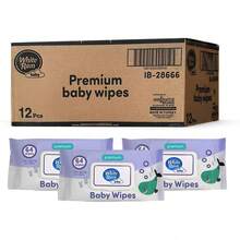 Toallitas humedas para bebe, sin alcohol, ideal para tu porta toallitas, por mayoreo, caja con 12 paquetes de 64 toallitas (768 toallitas) White Rain - 1 - Ver 10