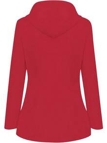 Bacrelax Rain Jacket Women Lightweight Zip Up Rain Coat Outdoor Hiking Waterproof Jacket Fall Raincoat Windbreaker With Hood - 紅色的 - 查看 10