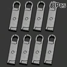 2/4/8个装旋转拉链拉片 - 优质锌合金拉链头，适用于行李箱、夹克、背包、靴子、钱包和外套 - 安装简便，无需工具，可重复使用 - 彩色 - 查看 25