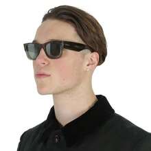 Ray-Ban Mega Wayfarer Silver Mirror Square Unisex Sunglasses RB0840S 66355C 51 |  | Men Sunglasses - đa - Xem 2