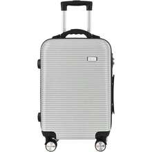 Flightmode Lightweight Luggage Suitcase With Digital Weighing Scale And USB Charging Port TSAApproved Carryon Travel Bag With Silent Wheels And Durable Iron Tie Rod Silver 20 Inch - Silver - View 1