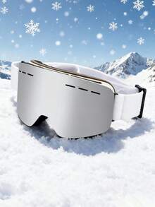Lunettes de ski pour sports d'hiver, vision large avec sangle réglable, respirantes et confortables, conviennent pour le ski, le patinage sur glace, le ski alpin, accessoires de ski d'hiver