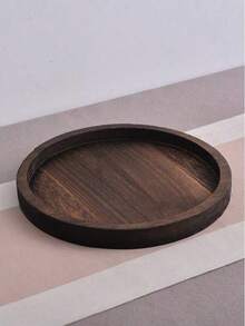 1pc Wooden Tray For Festive Birthday Party Decor, Farmhouse Candlestick, Vintage Coffee Tray For Living Room, Solid Wood Tray,Kitchen.Gifts, Storage Boxes, Kitchen Utensils, Home Furnishings. - Multicolor - View 15