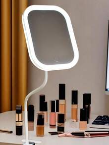 Smart Rechargeable Makeup Mirror With Clip Stand 025-038 - 白色 - 查看 2