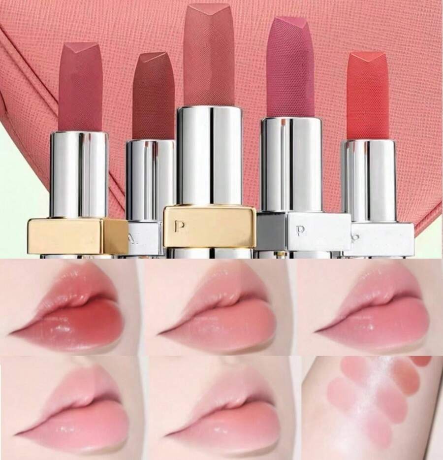 PA nueva moda europa y américa no perder color premium 16 colores de lápiz labial - B01 - Ver 1