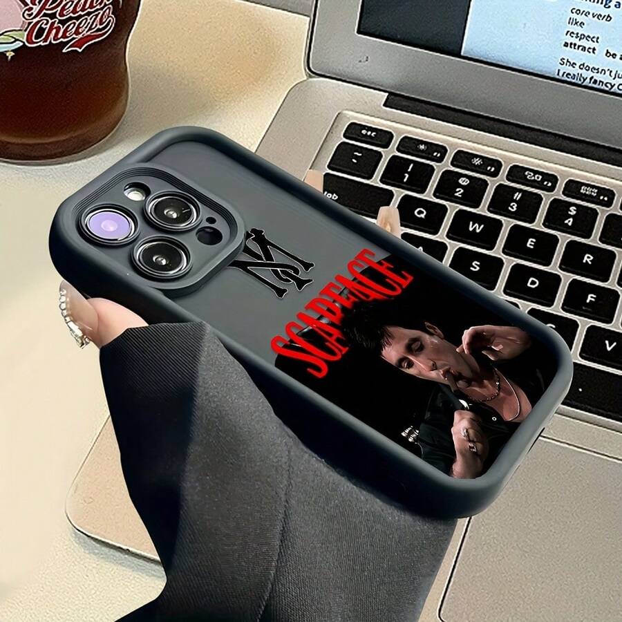Funda de Teléfono Clásica de la Película para iPhone 16, 15, 14, 13, 12, 11 Pro Max, X, XR, XS Max, 8, 7 Plus - Cubierta Trasera Suave de TPU a Prueba de Golpes - Blanco antiguo - Ver 1