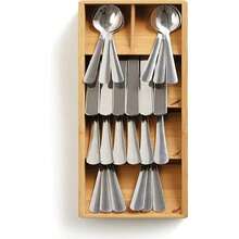 Joseph Joseph DrawerStore Compact Knife Organizer, Holds Up To 9 Knives, Kitchen Organization &Amp; Drawer Storage, Bamboo - Màu B - Xem 3