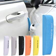 4条装汽车车门保护条防刮擦橡胶保险杠贴纸，适用于轿车、SUV和卡车，旨在防止刮擦和轻微碰撞，适合日常驾驶、停车和旅行，实用车辆保护配件，易于使用，是汽车装饰和日常使用的理想选择。