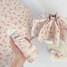 轻便折叠手动伞，时尚简约黑色涂层，防紫外线，适合户外旅行 - 小兰花粉色花朵，春夏精选，伴娘礼物，房间装饰，卧室装饰，海滩，旅行，男女皆宜，度假，可爱小物，母亲节礼物，卧室装饰，花园，厨房装饰，夏季，海滩，旅行必备，房间装饰，软萌可爱，毕业季礼物 - 彩色 - 查看 12