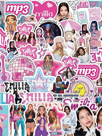 50 miếng dán hoạt hình Emilia Graffiti phong cách nghệ thuật ngôi sao nữ PVC chất liệu chống thấm nước có thể tái sử dụng mũ bảo hiểm xe máy, ô tô, hộp quà tặng, phong bì, nhãn dán Graffiti, đàn ghi ta, máy tính xách tay, hành lý, đồ thủ công tự làm, nhãn dán mũ bảo hiểm, nhãn dán game thủ, nhãn dán máy tính xách tay, game thủ, trò chơi, nhãn dán số lượng lớn, nhãn dán cho xe đạp, tiệc sinh nhật game thủ, trang trí văn phòng