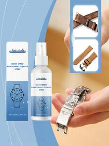 JUE FISH 100ML Watchband Cleaning Spray Daily Cleaning Metal Watchband Stainless Steel Ring Dial Care Agent - Multicolor - View 3