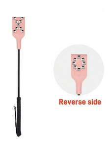 1 pieza Fusta de montar de cuero PU, fusta de montar suave con mango trenzado antideslizante y correa para la muñeca, accesorio de entrenamiento ecuestre - Multicolor - Ver 5