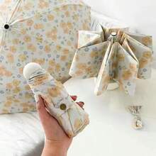 轻便折叠手动伞，时尚简约黑色涂层，防紫外线，适合户外旅行 - 小兰花粉色花朵，春夏精选，伴娘礼物，房间装饰，卧室装饰，海滩，旅行，男女皆宜，度假，可爱小物，母亲节礼物，卧室装饰，花园，厨房装饰，夏季，海滩，旅行必备，房间装饰，软萌可爱，毕业季礼物 - 彩色 - 查看 13