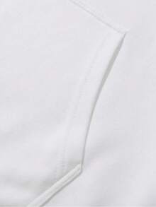 "You Can't Tell Me What To Do, I'm Not Your Granddaughter" Fun Hoodie - Long Sleeve, Knit Fabric, Loose Fit, All Sizes Available, Fashionable Pattern Print, For Leisure Activities And Everyday Wear - 白色 - 查看 6