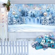DUAIAI Winter Christmas Backdrop Birthday Party Decorations Frozen Crystal Pendant Ice And  World Wonderland Background Banner For Photography Backdrops - Xứ sở thần tiên mùa đông - Xem 9