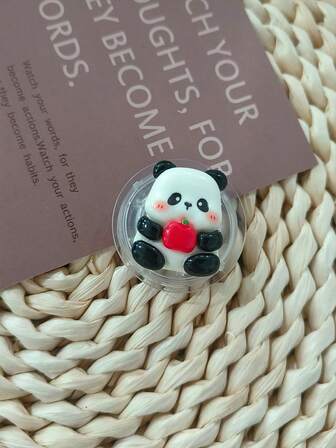 Three-Dimensional Cute Panda Airbag Stand, Stretchable Epoxy Resin Slouchy Person's Magic Tool, Desktop Creative Phone Case, Cartoon Back Sticker Compatible With IPhone, Android Phone, Gift For Birthday, Family, Friends Gifts Birthday Push-Pull Phone Grip Phone Holder