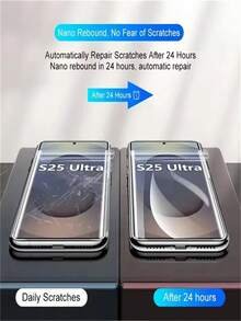 Bộ 6 miếng dán màn hình Hydrogel dẻo, tương thích với Samsung Galaxy S26 S25 Edge S24 S23 S22 S21 S20 S10 Ultra Plus FE, Note 20 10 9 8 Ultra, cũng phù hợp với Galaxy A06 A16 A26 A36 A56 A05 A05S A15 A25 A35 A55 A14 A24 A34 A54 A13 A33 A12 A22 A32 4G 5G A52 A52S A21S, màng bảo vệ TPU mềm trong suốt độ phân giải cao chống trầy xước được nâng cấp [Chống trầy xước] [Không bọt khí] (Chất liệu không phải kính) - Gói 6 - Xem 2