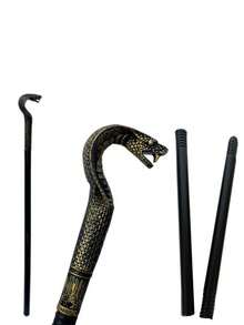 1pc Enchanting Egyptian Pharaoh Scepter, Magic Wand Prop, Pirate Theme Decorative Scepter, Suitable For Cosplay And Display,Party - Multicolor - View 8