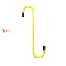 Ganchos de pinza de freno de coche, ganchos de suspensión de pinza de freno automático con puntas de goma, herramientas universales para trabajo de suspensión de eje de rodamiento de freno RBAI - 1 paquete (amarillo) - Ver 9