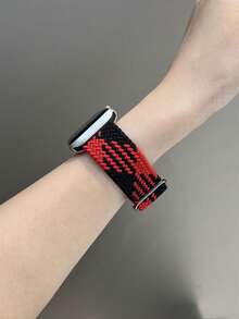 1条男女通用尼龙表带，兼容，尺寸包括42mm、38mm、40mm、41mm、44mm、45mm、46mm和49mm，时尚智能手表替换表带，适用于Series Ultra2、Ultra SE2、SE 11、10、9、8、7、6、5、4、3、2、1等型号，是返校学生的理想礼物 - 彩色 - 查看 5