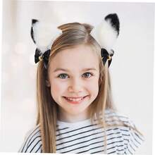 FOMIYES Diadema Con Orejas De Gato Diadema De Gato Esponjoso Cosplay a Del Favor De Partido De Cosplay as Con Orejas De Tela Perder - 3x2 piezas - Ver 6