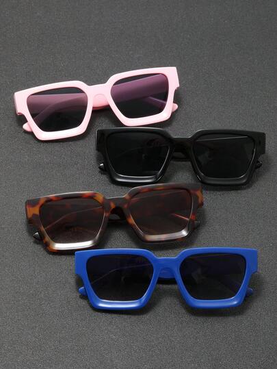 1 Pair Men's 2025 Everyday Outdoor Y2K Square Fashion Glasses, Versatile For Daily, Outdoor, Streetwear, Parties, Festivals