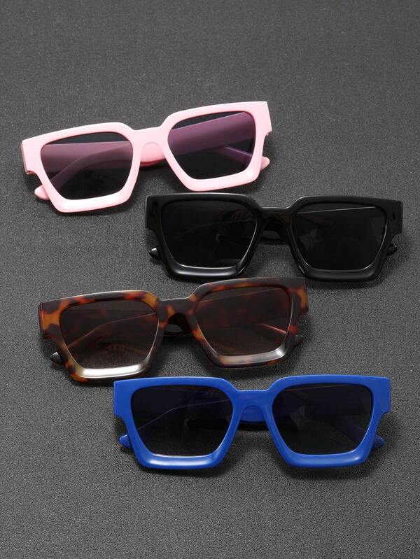 1 par de óculos masculinos quadrados, modelo Y2K, para uso diário, atividades ao ar livre, streetwear, festas e festivais (modelo 2025).