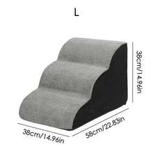 Pet Stairs, Dog Climbing Ladder Steps, Non-Slip Climbing Ladder Suitable For Small, Medium And Large Dogs To Use On Bed, Cat Bedside Climbing Ladder