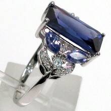 1Pc Luxury Women's Fashion Zirconia Ring, Suitable For Valentine's Day, Vacation, Commuting, Dating, Party, Weddings, Engagements, Proposal Rings, Suitable For Wife, Girlfriends, Anniversary, New Year Gifts, Suitable For All Seasons - Đỏ - Xem 4