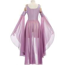 Renaissance Costume Women Ren Faire Dress Outer Garment Costume WomenUnderskirt Not Included - 漸層紫 + 大號 - 查看 8