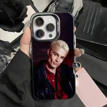James Master Spike Buffy Funda de Teléfono 17,16,15,14,13,12,11,Pro,Max,Plus, Antigolpes Negra Mate Dura - Z4 - Ver 5