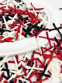 Làm nơ thủ công, Phụ kiện vật liệu tự làm, Đồ lót và ruy băng đồ lót, Phụ kiện nơ mini, Vật liệu tự làm thủ công, Đục lỗ bao bì, Trang trí hộp quà bánh - Nhiều màu - Xem 12