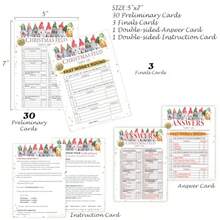 Friendly Feud Trivia Game - Christmas Party Ice Breaker For Adults - như hình ảnh - Xem 3