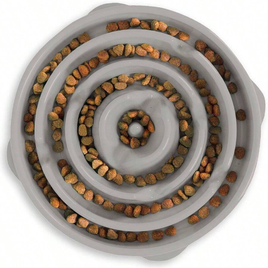 Outward Hound Fun Feeder Slo Bowl Slow Feeder Dog Bowl No Bloat No Choke Large Turquoise - As Pic - View 1