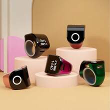 多功能电子戒指计数器，多通道可调戒指，带北奇触摸屏OLED计数器的可充电电子戒指，时尚智能祈祷戒指念珠，祈祷计数器等等 - 彩色 - 查看 1