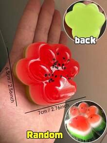 1/6 buc jucării de stoarcere cu labă de pisică moale, transparente cu sclipici, din seria de fructe, moi și drăguțe, jucărie Fidget, jucărie pufoasă, Taba Squishy, jucării anti-stres pentru birou și călătorii, potrivite pentru copii, adolescenți și adulți, cadouri pentru copii, jucării pentru copii, jucării pentru fete, jucării pentru băieți, jucării senzoriale, cadouri pentru fete, cadouri pentru petreceri pentru copii, umplutură pentru pungi de petrecere, jucării pentru umplutură pentru pungi de petrecere, jocuri de petrecere, cadouri pentru petreceri de ziua de naștere, cadouri amuzante