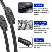 22" + 16" Front Windshield Wiper Blades Set For Sonata 2006-2011 Model, Auto Parts - T0022+T0016 - View 3