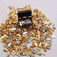 21件迷你金条海盗宝箱，仿真金币，宝箱装饰，派对礼品，海盗配件，趣味摆件，主题派对用品，派对礼物 - 金色 - 查看 8